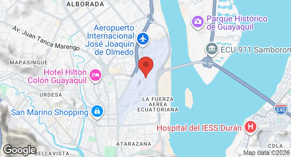 Map of Simón Bolívar Air Base