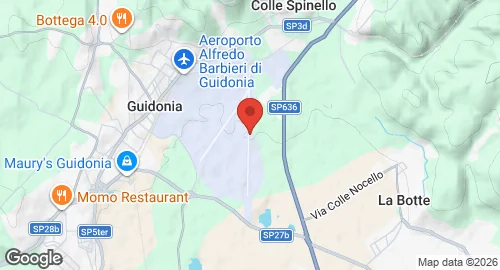 Map of Guidonia Air Base