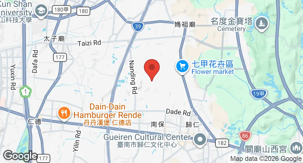 Map of Guiren Airport