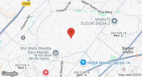 Mapa de Gurugram AFS