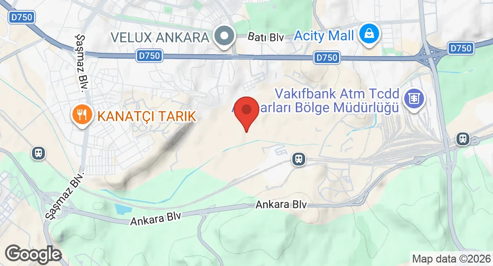 Map of Güvercinlik Army Air Base