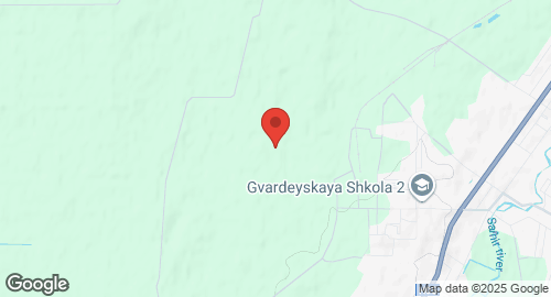 Map of Gvardeyskoye Air Base