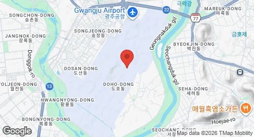 Map of Gwangju Air Base