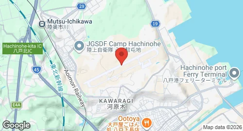 Map of Hachinohe Air Base