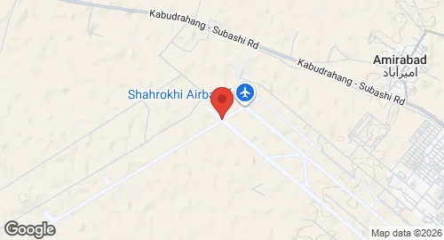 Map of Hamadan Airbase