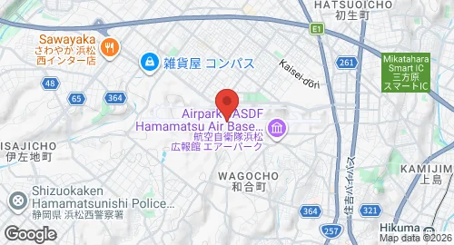 Map of Hamamatsu Air Base