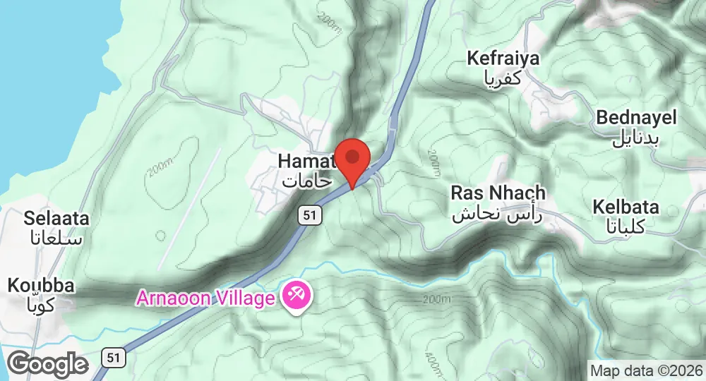 Map of Hamat Air Base