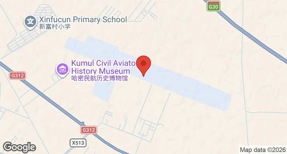 Map of Hami Air Base