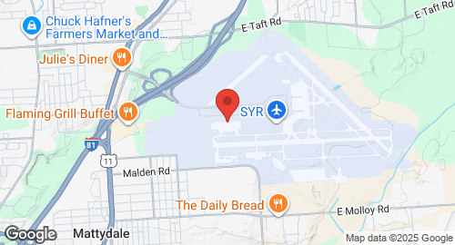 Mapa de Hancock Field Air National Guard Base