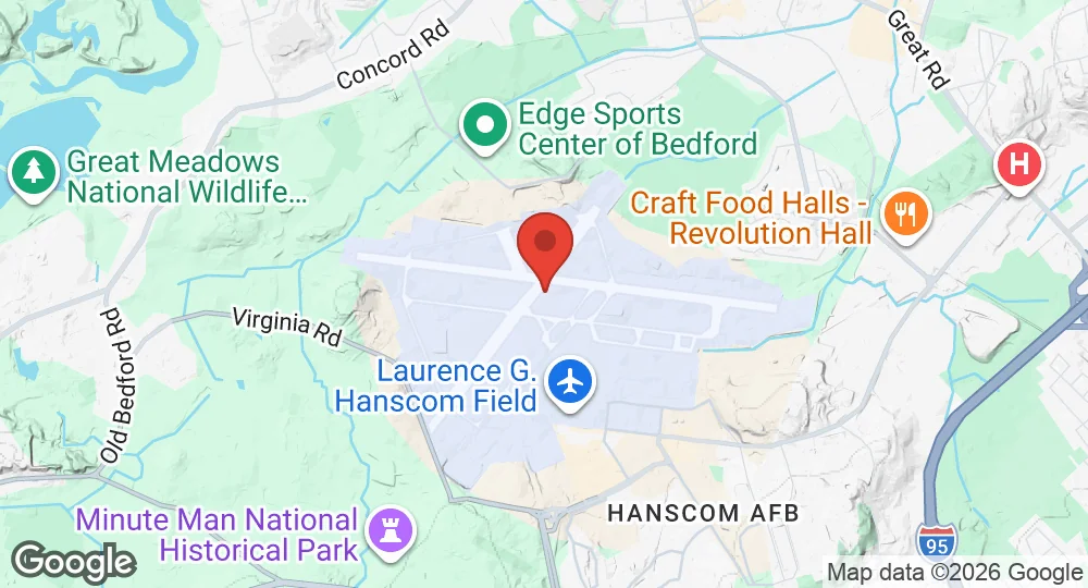 Map of Hanscom Air Force Base