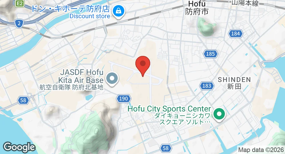 Map of Hōfu Air Field
