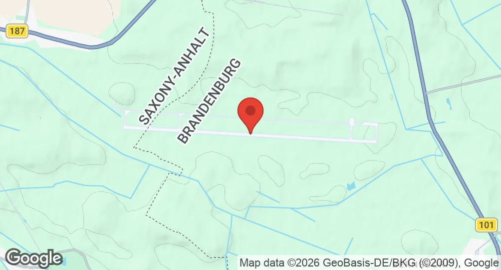 Map of Holzdorf Air Base