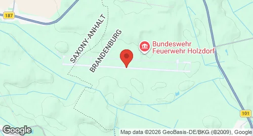 Map of Holzdorf Air Base