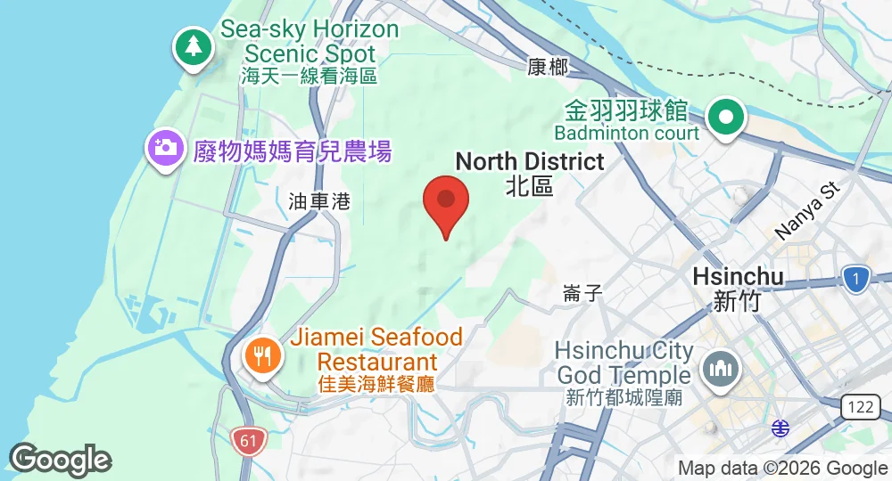 Map of Hsinchu Air Base