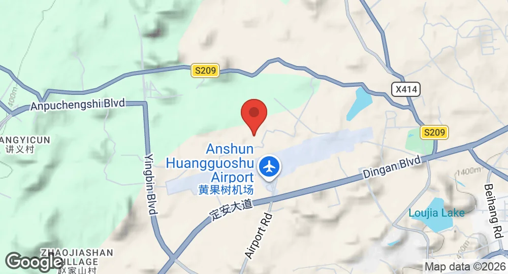 Map of Huangguoshu Air Base