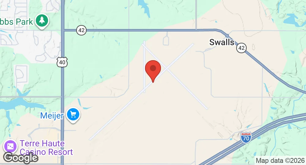 Map of Hulman Field Air National Guard Base