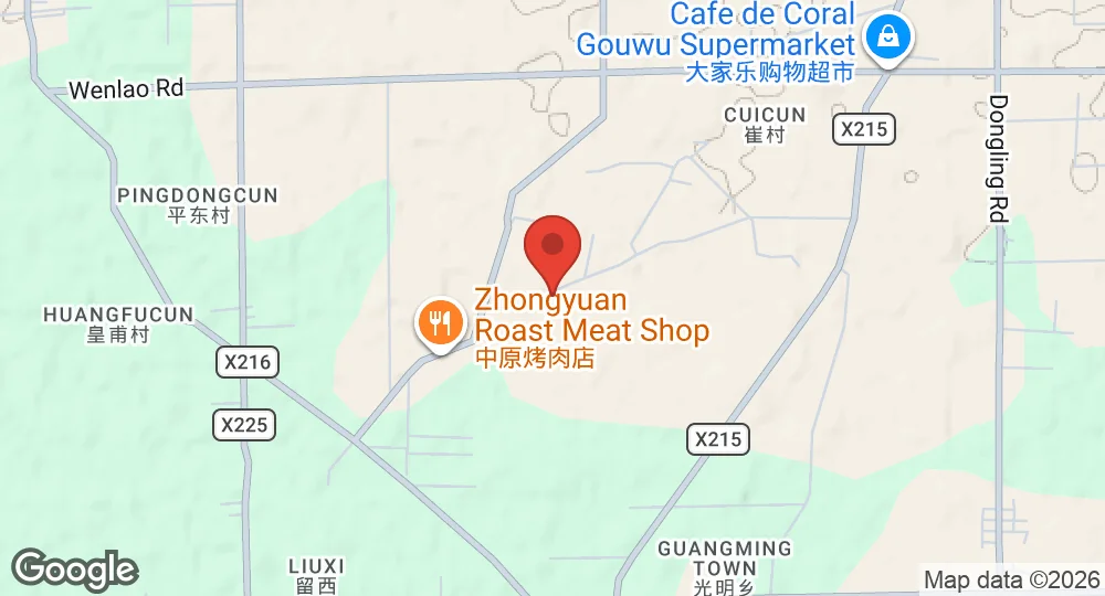 Map of Huxian Air Base