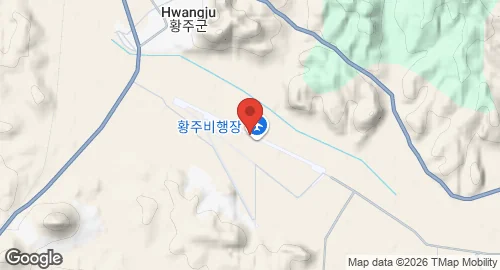 Map of Hwangju Airport