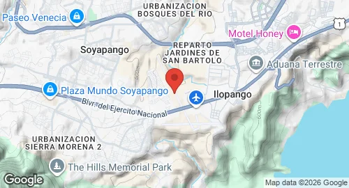 Map of Ilopango International Airport
