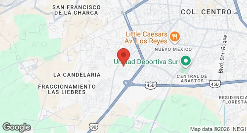 Map of Irapuato Air Force Station