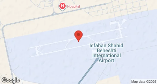 Map of Isfahan International Airport
