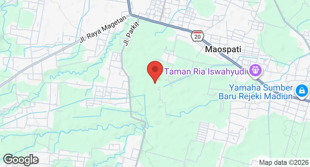 Map of Iswahjudi Air Force Base