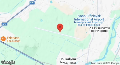 Map of Ivano-Frankivsk International Airport