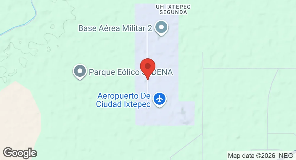 Map of Ixtepec Airport