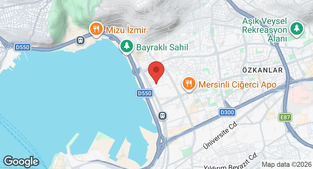 Map of Izmir Air Station