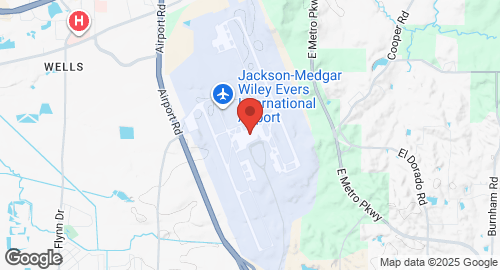 Mapa de Jackson Air National Guard Base