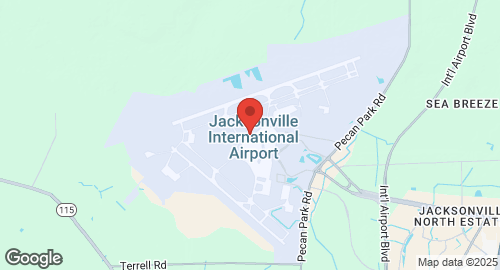 Mapa de Jacksonville Air National Guard Base