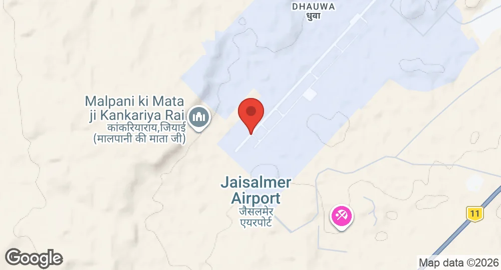 Map of Jaisalmer AFS