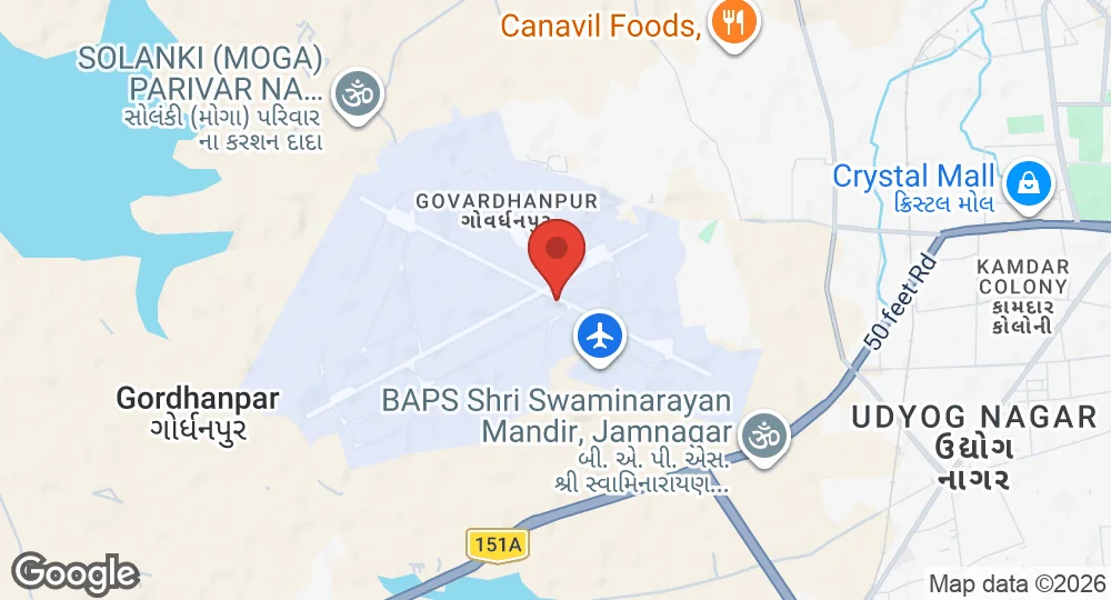 Map of Jamnagar AFS