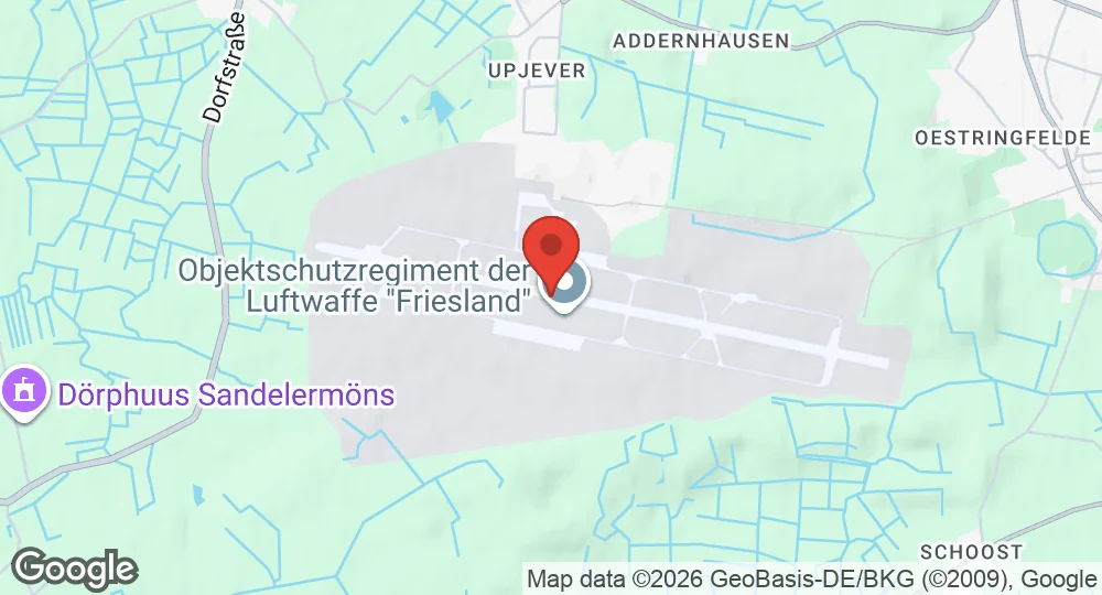 Map of Jever Air Base
