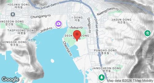 Map of Jinhae Air Base