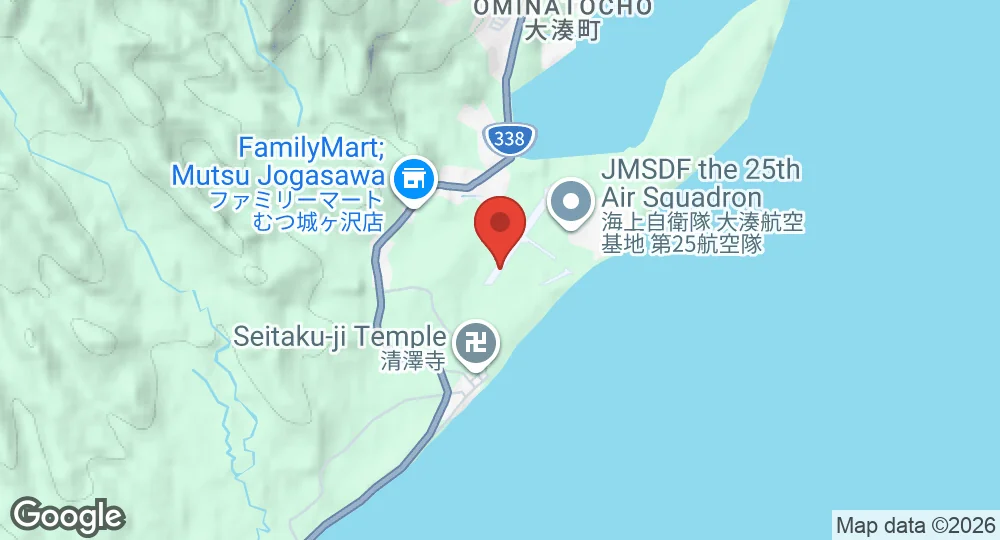 Map of JMSDF Ōminato Base