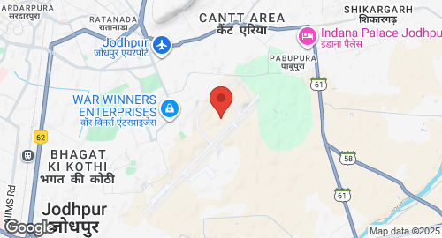 Mapa de Jodhpur AFS