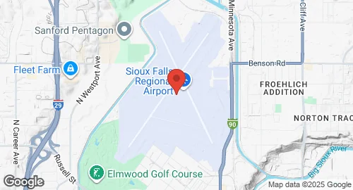 خريطة Joe Foss Field Air National Guard Station