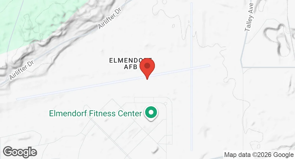 Map of Joint Base Elmendorf-Richardson