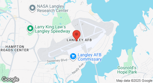 Mapa de Joint Base Langley–Eustis