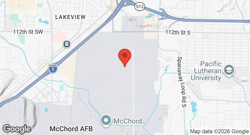 Map of Joint Base Lewis-McChord
