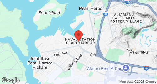 Mapa de Joint Base Pearl Harbor–Hickam