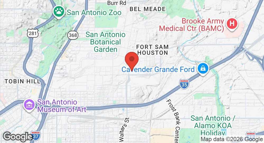 Map of Joint Base San Antonio