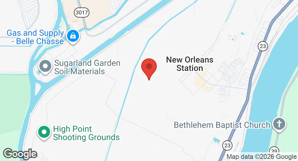 Map of Naval Air Station Joint Reserve Base New Orleans