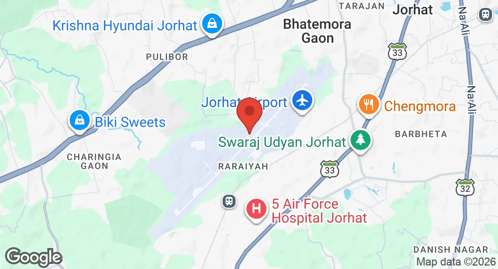 Map of Jorhat AFS