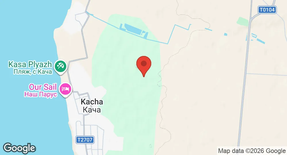 Map of Kacha Air Base
