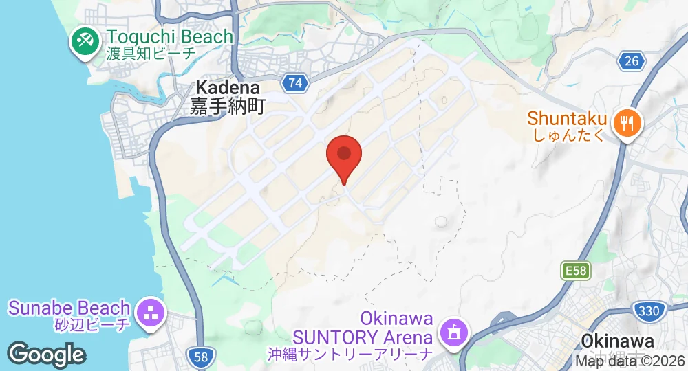 Map of Kadena Air Base