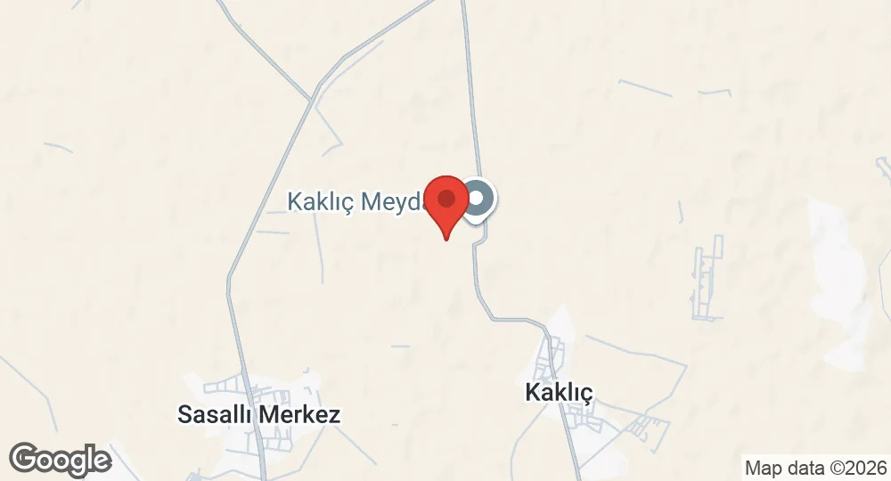 Map of Kaklıç Air Base