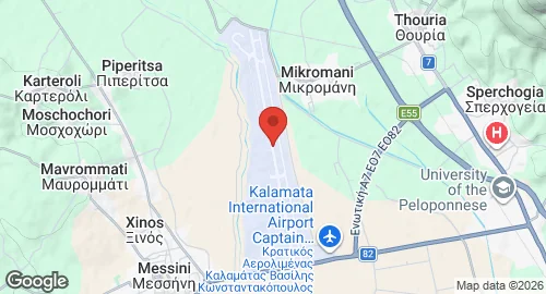 Map of Kalamata Air Base