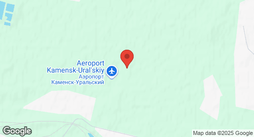 Map of Kamensk-Uralsky Air Base